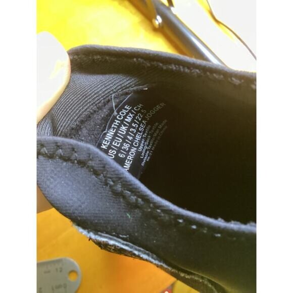 tropical y2k boho indie Kenneth Cole Reaction Black Wedge Boots for Women Size 6 - Picture 7 of 7